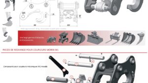 KIT SAV—ENS. VERROUILLAGE CAME M1—CPLR MECANO-SOUDE M1 Pour Attache Rapide Morin
