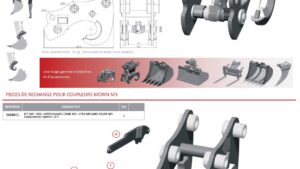KIT SAV—ENS. VERROUILLAGE CAME M3—CPLR MECANO SOUDE M3 Comprend les repères 1 à