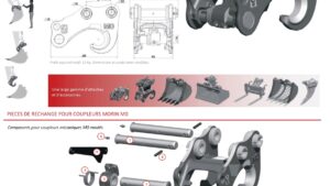 KIT SAV—ENS. VERROUILLAGE CAME M0—CPLR MECANO-SOUDE M0 Pour Attache Rapide Morin