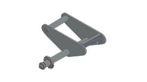 ATTACHE AUGER TORQUE CANGINI BENNE (MBI) AR40 POUR TAILLE HAIE T150