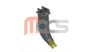 FLEXI SYSTEM GODET BANANE 150MM PELLE JUSQ'AU 1,9T AVEC OREILLES AXES 30mm LIBRE
