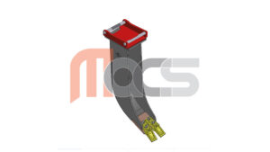 FLEXI SYSTEM GODET BANANE 150MM PELLE JUSQU'A 3,9T ATTACHE CANGINI CR30