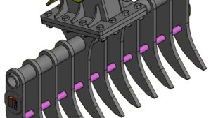 FLEXI SYSTEM RATEAU 1.5T 950 AVEC ATTACHE MORIN ADAPTABLE M0