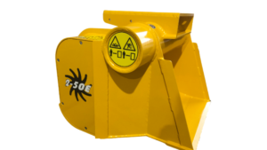 GODET CRIBLEUR GYRU-STAR 2-50E POUR MINI PELLE 1-2T