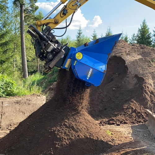 GODET CRIBLEUR GYRU-STAR 4-100MAX POUR EXCAVATEUR 10-13T